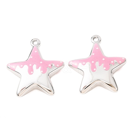 UV Plating Acrylic Pendants AC-CBA655C-18A-02-1