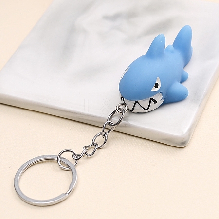 Resin Cartoon Animals Keychain PW-WG737BC-02-1