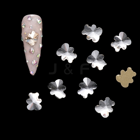 Flat Back Glass Rhinestone Cabochons MRMJ-Q072-30A-1