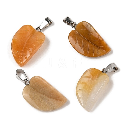 Natural Topaz Jade Pendants G-B127-01P-06-1