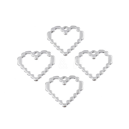 Non-Tarnish 201 Stainless Steel Pendants STAS-T063-173P-1