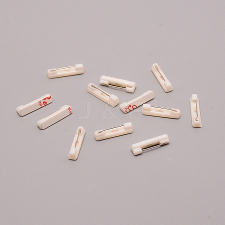 Adhesived Plastic Back Bar Pins Brooch Findings FIND-WH0100-57-1