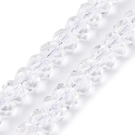 Transparent Glass Beads Strands GLAA-N001-61A-1