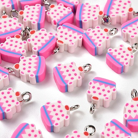 Handmade Polymer Clay Charms CLAY-H007-01A-1