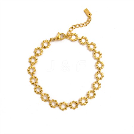 304 Stainless Steel Link Chains Bracelets STAS-OY016-97G-1