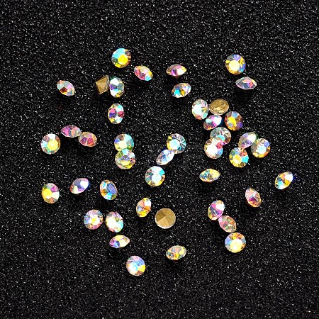 Glass Pointed Back Rhinestone CR2.2mm11Y-1-1