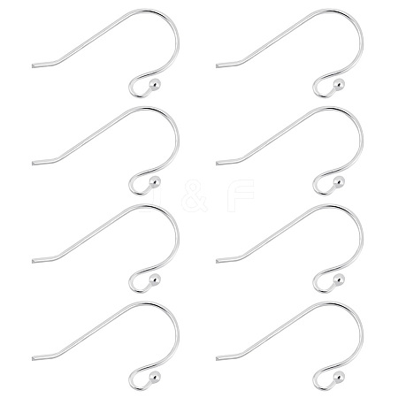 16Pc 925 Sterling Silver Earring Hooks STER-PH0001-37-1