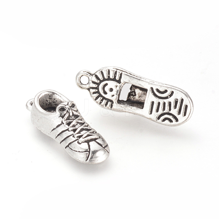 Tibetan Style Alloy Pendants TIBE-Q070-66AS-NR-1