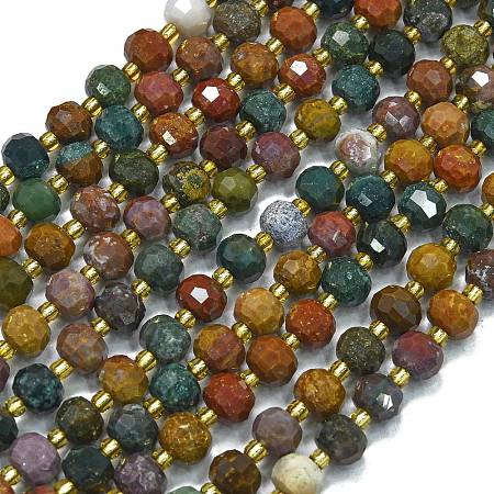 Natural Ocean Jasper Beads Strands G-K389-E10-01-1