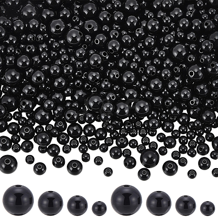 900Pcs Opaque Acrylic Beads MACR-SP0002-35B-1