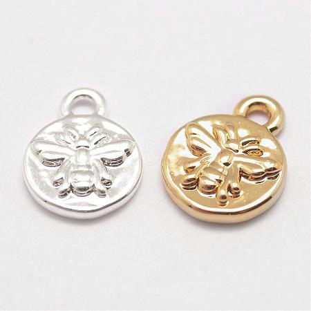 Brass Charms KK-G302-10-NR-1