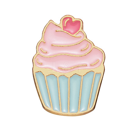 Food Theme Alloy Enamel Brooches WH2-WG6186B-03-1