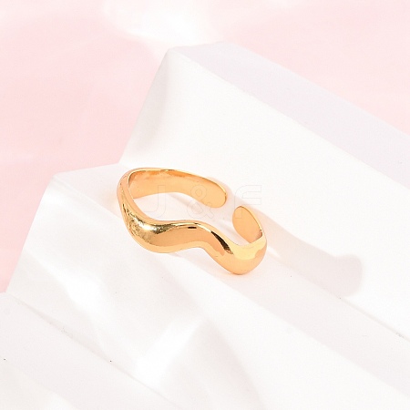 304 Stainless Steel Cuff Open Rings SA-CBA4160-38G-1