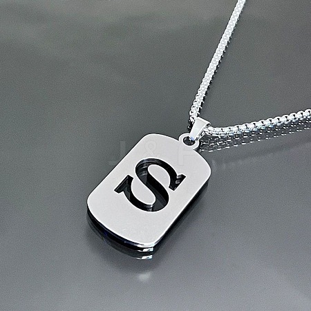 Titanium Steel Box Chain Necklaces YT2090-19-1