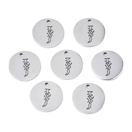 Non-Tarnish 304 Stainless Steel Charms LS-STAS-T059-26P-J-1