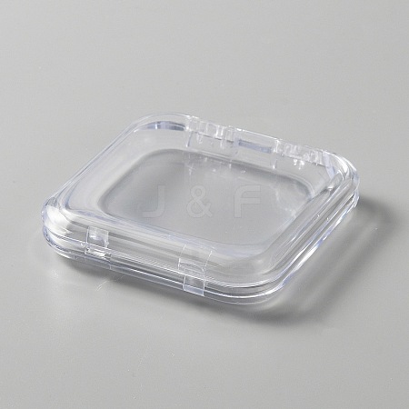Transparent Plastic Nail Art Tool Box CON-WH0092-13A-01-1