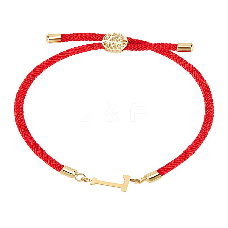 1Pc Adjustable Nylon Cord Slider Bracelets for Women BJEW-LP0001-32L-02-1