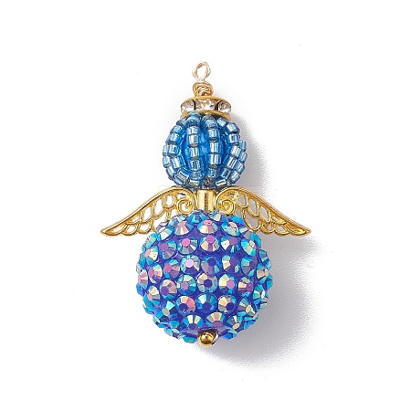 Seed Beads Alloy Pendants PALLOY-MZ00284-05-1