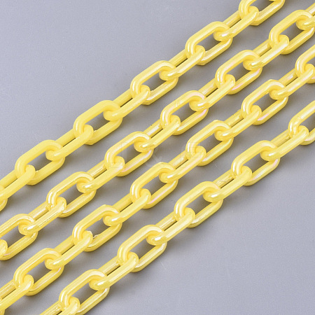 Acrylic Opaque Cable Chains X-PACR-N009-002I-1