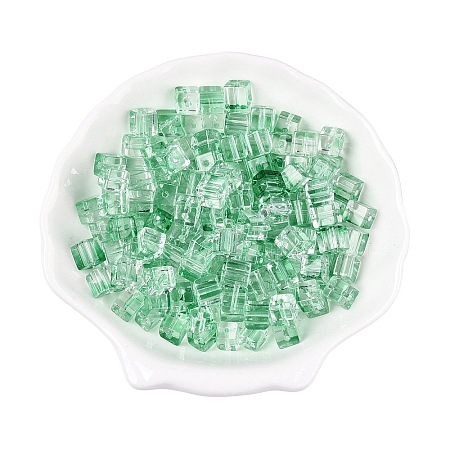 Baking Paint Transparent Glass Beads LS-DGLA-N005-01A-05-1