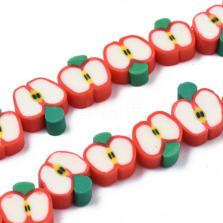 Handmade Polymer Clay Bead Strands CLAY-R069-01C-01D-1