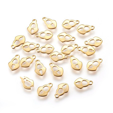 304 Stainless Steel Charms STAS-E447-11G-1