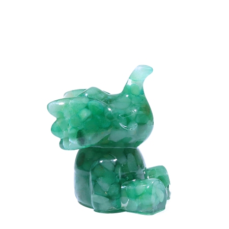 Natural Green Aventurine Display Decoraiton PW-WGFB198-07-1