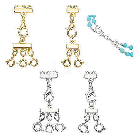 4Pcs Brass Chain Extender FIND-GA00004-1