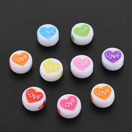 Craft Style Acrylic Beads X-MACR-S308-11-1