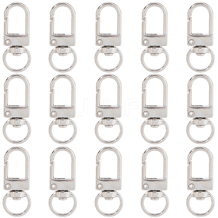 50Pcs Alloy Swivel Clasps FIND-SC0014-80-1