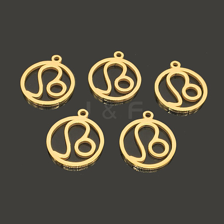 PVD Vacuum Plating 304 Stainless Steel Pendants STAS-TAC0002-32J-1