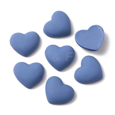 Opaque Resin Cabochons RESI-WH0021-39L-1