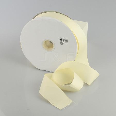 2 inch(50mm) Wide Light Goldenrod Yellow Grosgrain Ribbons X-SRIB-D004-50mm-028-1