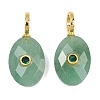 Natural Green Aventurine Pendants G-F837-05D-1