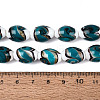 Handmade Gold Sand Lampwork Beads Strands LAMP-Q041-09B-4