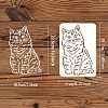 Large Plastic Reusable Drawing Painting Stencils Templates DIY-WH0202-430-2