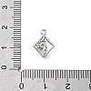 Brass Micro Pave Cubic Zirconia Pendants KK-H511-01P-03-3