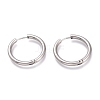 Tarnish Resistant 201 Stainless Steel Huggie Hoop Earrings EJEW-O095-05-07-1