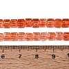Crackle Transparent Glass Beads Strands GLAA-N062-4mm-11-2