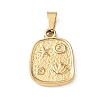 304 Stainless Steel Pendants SA-CBA34D4-03B-G-1