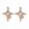 Alloy Rhinestone Pendants PALLOY-P287-08LG-3