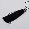 Nylon Tassels Big Pendant Decorations HJEW-L010-09-1