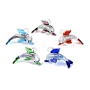 Handmade Silver Foil Lampwork Pendants LA-N048-21-3