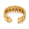 Rack Plating Star Brass Open Cuff Rings for Women RJEW-S242-03G-3