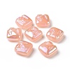 Rainbow Iridescent Plating Acrylic Beads LS-OACR-A010-06D-3