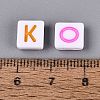 Opaque Acrylic Enamel Beads SACR-Q001-18C-4