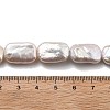 Natural Baroque Keshi Pearl Beads Strands PEAR-P064-01B-08A-5