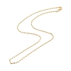Brass Lumachina Chains Necklace for Women NJEW-P265-34G-2