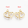 Tibetan Style Alloy Pendants TIBEP-21057-G-NR-1