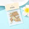SHEGRACE Brass Tube Beads XGRPCP117-254G-6